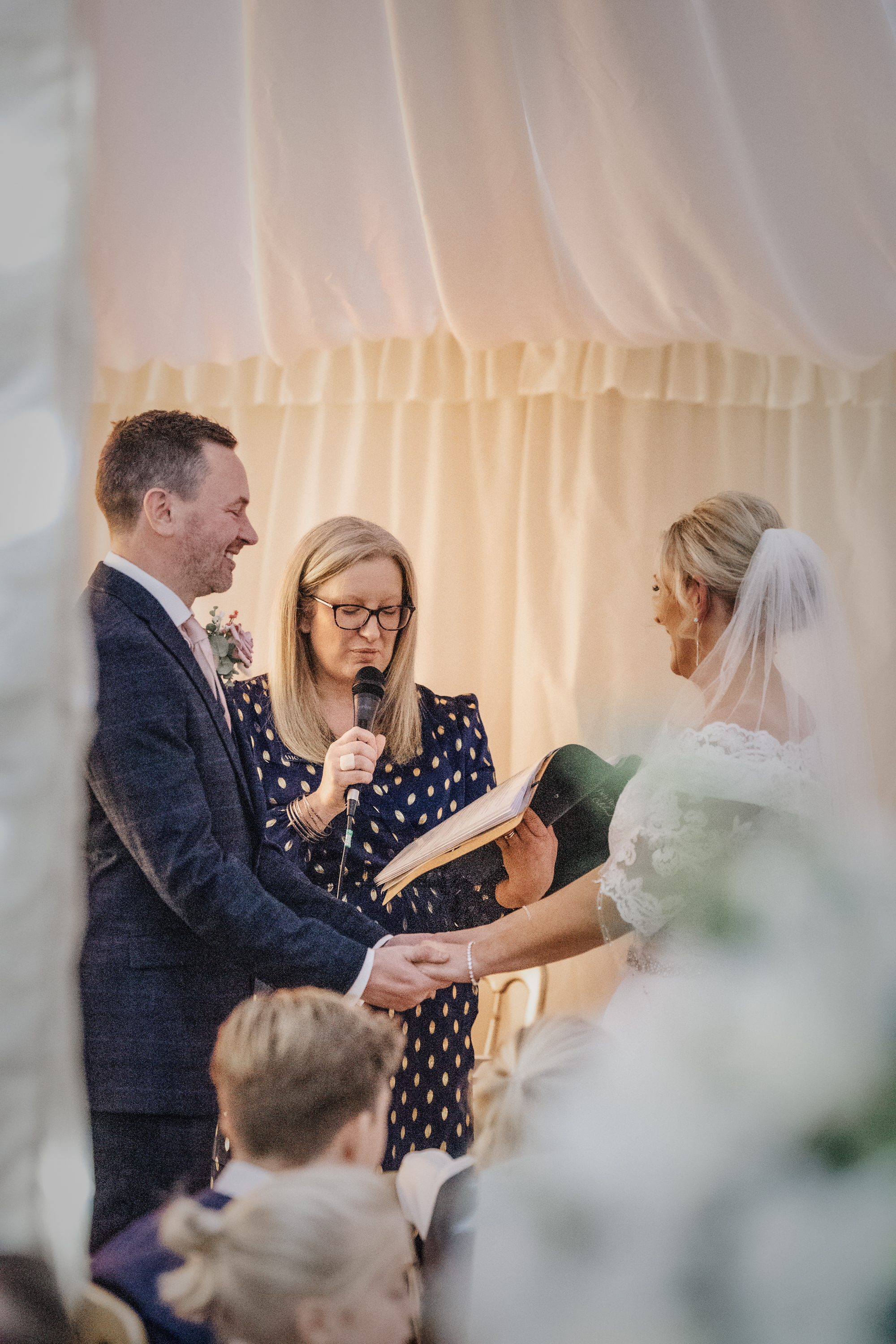 Deb Reed Celebrant Colchester Essex, performing the ceremony at Lauren and Tristans wedding.